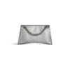 Crush Kleine Kettenhandtasche mit Dirty-Effekt «Silver» 7819202AA6X8110