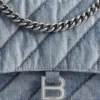 Crush Medium Chain Tasche Quilted «Blue» 7163932AAGX4661