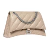 Crush Medium Ketten-Tasche, gesteppt «Hellbraun» 716393210J02906