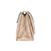 Crush Medium Ketten-Tasche, gesteppt «Hellbraun» 716393210J02906
