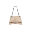 Crush Medium Ketten-Tasche, gesteppt «Hellbraun» 716393210J02906