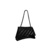 Crush Medium Kettenhandtasche, gesteppt «Black» 716393210IY1000
