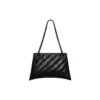 Crush Medium Kettenhandtasche, gesteppt «Black» 716393210IY1000