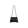 Crush Medium Kettenhandtasche, gesteppt «Black» 716393210IY1000
