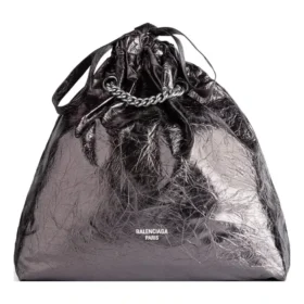 Crush Medium Tragetasche metallisiert «Grey» 7429412AATG1314