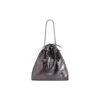 Crush Medium Tragetasche metallisiert «Grey» 7429412AATG1314