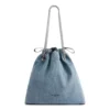 Crush mittelgrosse Tragetasche Denim «Blau» 7429412AAYA4661