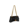 Crush Small Chain Bag mit Krokodilprägung «Black» 716351210IX1000