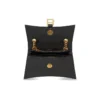 Crush Small Chain Bag mit Krokodilprägung «Black» 716351210IX1000
