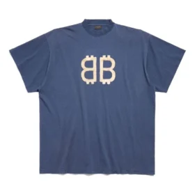 Crypto Oversize-T-Shirt «Blue» 739028TOVU64108