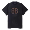 Crypto-T-Shirt Oversized «Black Faded» 739028TOVN81055