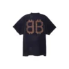 Crypto-T-Shirt Oversized «Black Faded» 739028TOVN81055