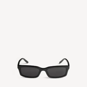Daily Sonnenbrille in rechteckiger Form, schwarz