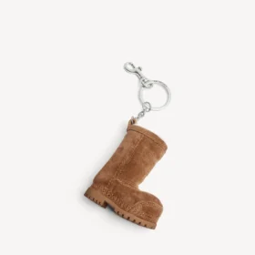 Damen-Anhänger/Schlüsselanhänger «Mini Alaska Stiefel» in Noce