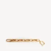 Damen-B-Armband in glänzendem Gold