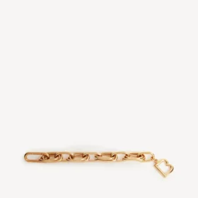 Damen-B-Armband in glänzendem Gold