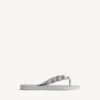 Damen-Cagole-Sandale mit Zehen und Balenciaga-Grau/Kristall Damen-Cagole-Sandale mit Zehen und Balenciaga-Grau/Kristall