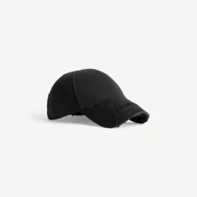 Damen-Cap mit Nieten in Schwarz Damen-Cap mit Nieten in Schwarz