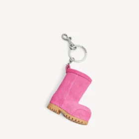 Damen-Charm/Schlüsselanhänger «Mini Alaska Stiefel» in Rosa