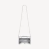 Damen-Geldbörse in Hourglass-Form an Kette in Silber