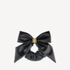 Damen-Haargummi «Clemence XL» in Schwarz/Gold