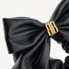 Damen-Haargummi «Clemence XL» in Schwarz/Gold