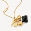 Damen-Halskette «Carousel Rodeo Collector» in Gold/Schwarz Damen-Halskette «Carousel Rodeo Collector» in Gold/Schwarz