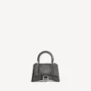 Damen-Handtasche «Hourglass» XS in Sturmgrau