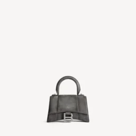 Damen-Handtasche «Hourglass» XS in Sturmgrau