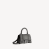 Damen-Handtasche «Hourglass» XS in Sturmgrau