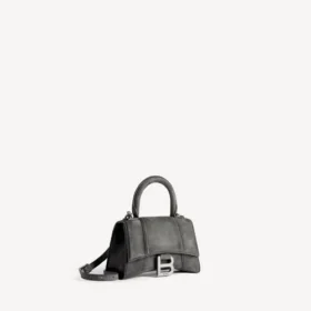 Damen-Handtasche «Hourglass» XS in Sturmgrau