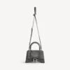 Damen-Handtasche «Hourglass» XS in Sturmgrau