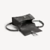 Damen-Handtasche «Hourglass» XS in Sturmgrau