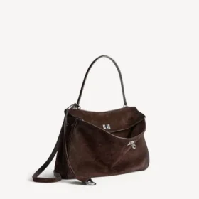 Damen-Handtasche «Rodeo» in mittlerer Grösse, in Hell-Espresso