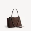Damen-Handtasche «Rodeo» in mittlerer Grösse, in Hell-Espresso