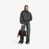 Damen-Handtasche «Rodeo» in mittlerer Grösse, in Hell-Espresso