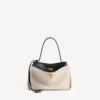 Damen-Handtasche «Rodeo», klein, in Beige/Schwarz