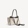 Damen-Handtasche «Rodeo», klein, in Beige/Schwarz