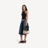 Damen-Handtasche «Rodeo», klein, in Beige/Schwarz
