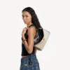 Damen-Handtasche «Rodeo», klein, in Beige/Schwarz