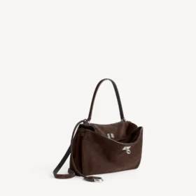 Damen-Handtasche «Rodeo», klein, in Hell-Espresso