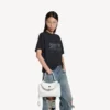 Damen-Handtasche «Rodeo», klein, in Optikweiss Damen-Handtasche «Rodeo», klein, in Optikweiss