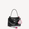 Damen-Handtasche «Rodeo» klein mit Anhängern in Schwarz Damen-Handtasche «Rodeo» klein mit Anhängern in Schwarz