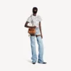 Damen-Handtasche «Rodeo Mini» in hellbraunem Cowboy-Look