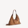 Damen-Hobo-Tasche «Le City» in Mittelgrösse, Farbe Camel