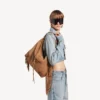 Damen-Hobo-Tasche «Le City» in Mittelgrösse, Farbe Camel