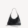 Damen-Hobo-Tasche «Le City» in Schwarz, mittelgross Damen-Hobo-Tasche «Le City» in Schwarz, mittelgross