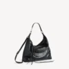 Damen-Hobo-Tasche «Le City» in Schwarz, mittelgross Damen-Hobo-Tasche «Le City» in Schwarz, mittelgross