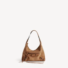 Damen-Hobo-Tasche «Le City», klein, in Camel