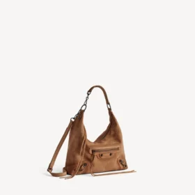 Damen-Hobo-Tasche «Le City», klein, in Camel